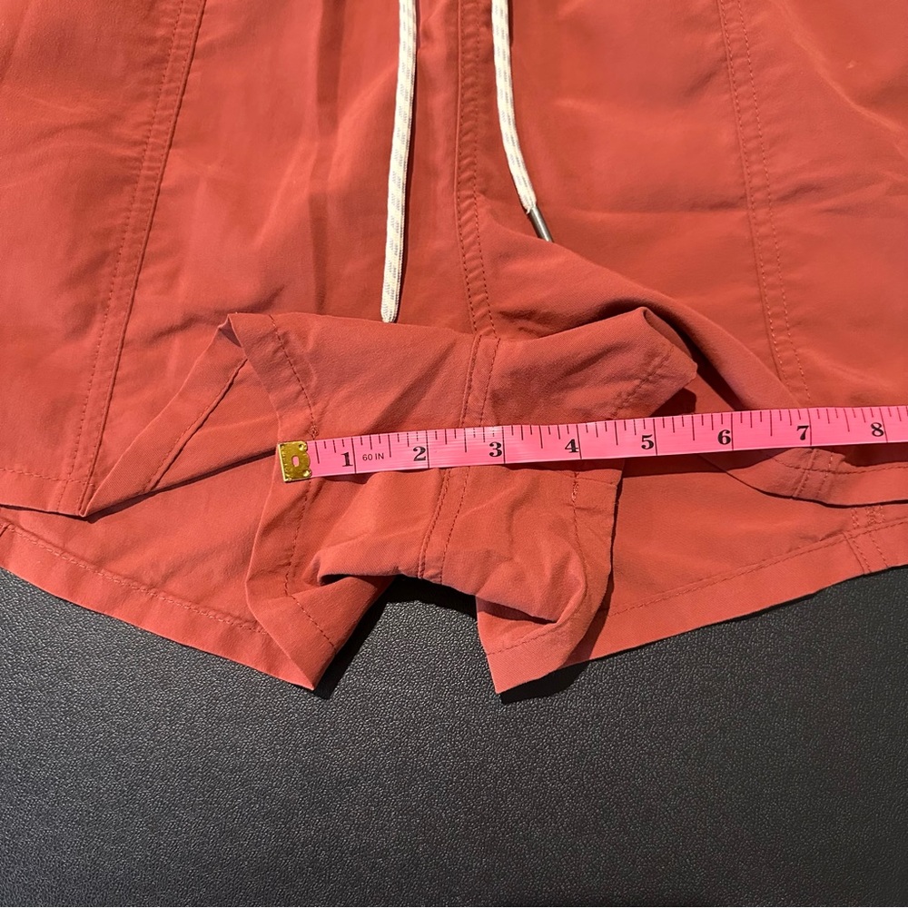 Vuori Women's Athletic Shorts in Rust Red - Picture 9 of 11